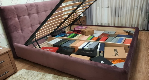 Перетяжка изголовья кровати. Бологое